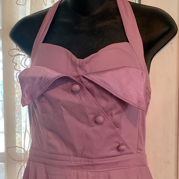 Lavender Lindy Bop swing dress - Picture 2 of 11